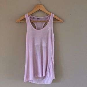 Gymshark Duplex Vest - Chalk Pink - Small